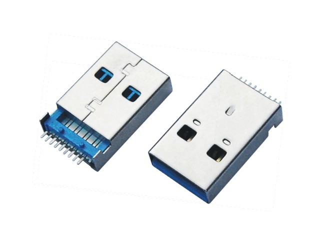 USB 3.0 AM 沉板H1.90MM 長(zhǎng)體L18.70MM 短體L17.60MM